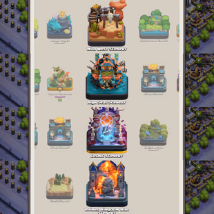 TH18 Max 💥31 Max Equipment💥 Cosmic Set | Legendary Scenery | Rare Skin Set | Max Hero | Dream Deal | Instant Delivery - Image 7