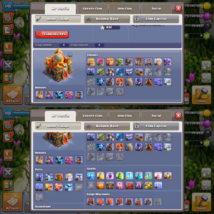 RUSH TH-16! XP-110! FIREBALL-21! NICE HEROES AND WALLS! 9X PETS! FAST DELIVERY - Image 3