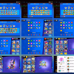 Trophy 23.6K | 69x Brawler (16x Max) 2x Titles | 174x Skin's [Rename Yes] 11k Coins | CR Arena 23 [Trophy 9K] Instant - Image 5