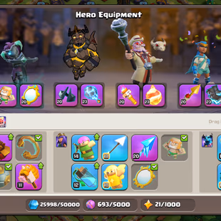 Th16 Almost Max | Hero-85-86-62-37 | Equipment-16-Epic Almost Max | XP-185 | Wall Max | NC-Yes | BEST-DEAL  - Image 5