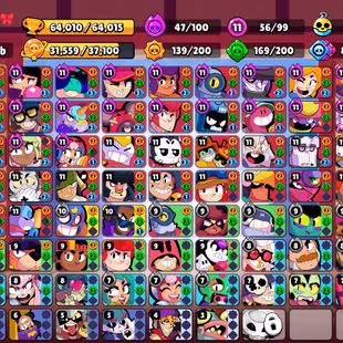 KING LOU | WORLD CHAMPIONSHIP MAX | 323 SKINS | 64.000 TROPHY | 99 BRAWLERS | 31 HYPERCHARGED | 56 MAXED BRAWLERS - Image 3