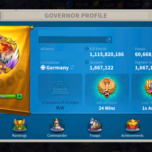 8 Commanders   - 11 Passport - 1M8 Credit - 107 Gold Heads - 112k Gems - Image 2