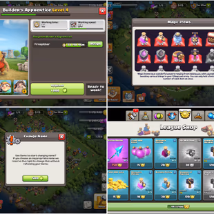 🎯EPIC TH17 MAX | HEROS LVL 76-78-61-75-33-4 💯 EPIC EQUIPMENT | 487 CWL MEDALS | NC AT 500 GEMS | BB MAX | INSTANT  - Image 7