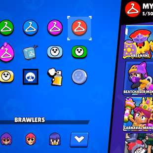 🔥44k Trophies🔥 || 25 Max || 16 Hyper || 204 Skins || 87 Brawlers Unlocked || Cheapest Account - Image 7