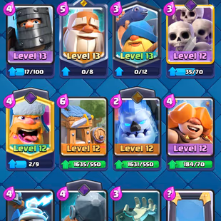 ❗[ 68X CARDS MAX ]❗LEVEL 16 CARDS 5X || ELITE: 18 || EVOLOVED : 23 || LVL 14 : 45X || LVL 62 || TROPHY: 11000 - Image 3