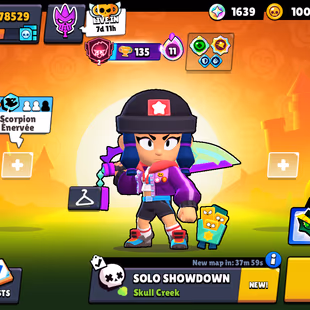 [💯HEROINE BIBI | OLD PRESTIGE 1 | MATCHERINO PIN💯] 379 SKINS | 101 BRAWLERS | 78529 TROPHIES | 50 HYPERCHARGES |52 MAX - Image 1