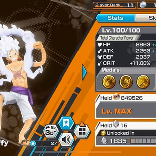 [3579][ IOS ONLY ] 2 EX - Luffy Light + Akainu , 835 GEMS IOS , Good Medal , Solo Fresh - Image 3