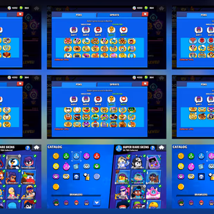 🔥Trophy 52'445 🔥[14x Titles] 89x Brawler (37x Max) 45x HC | 211x Skin's | Gems 366 (Rename Available) Instant Delivery - Image 5