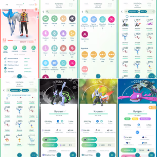 🔥SHINY MIMIKYU COSTUME PIKACHU 💎 15x SHINY LEGENDARY [] SHINY XERNEAS [] 180 LEGENDARY [] 144 SHINY [] LVL 52 - Image 1