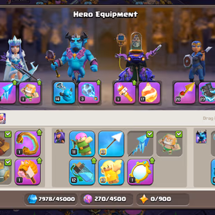 🔥Cosmic Scenery 🔥 || Th15 Maxed || High Epic Equipment || Heroes 90-90-70-65-40 || 6 Builders || Nc Available - Image 4