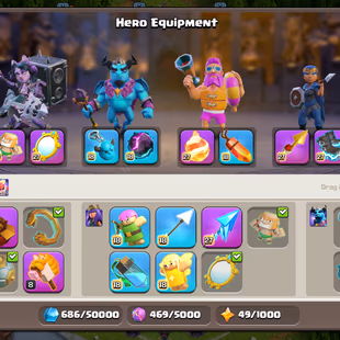 TH 18 !! Near Max Type !! 13 Epics ( 8 Epic Max ) !! TownHall Level 18 !! Namechange Available !! 1700 Gems - Image 5