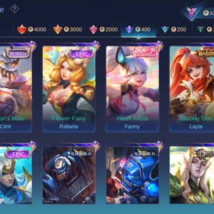 MOBILE LEGEND ACCOUNT | ANTI HACKBACK GUARANTEE | 128 Heroes | 243 Skins | CLAUDE PRIME | NATALIA COLLECTOR - Image 7