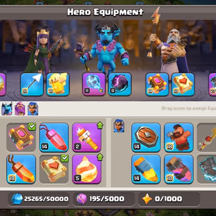 🔥TH18 NEAR MAX XP225🔥 | HERO 100.105.72.80.50 | BALL MAX | ROCKET MAX | BOOT MAX | 377 GEMS | INSTANT DELIVERY - Image 6