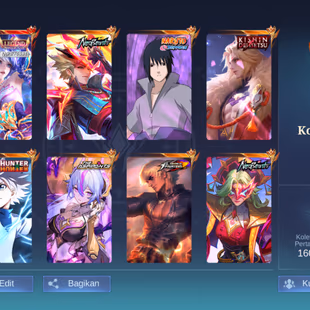 MC117|LV 99|580 SKIN|MEGA COLLECTOR I|3 LEGEND|4 KOF|2 ASP|4 NEOBEAST|4 PRIME|2 NARUTO|HARITH HXH|YIN AOT|LANCELOT KISHI - Image 1