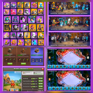 [OMG DREAM ACCOUNT] TH 17 FULL MAX | ALL EPIC GEARS | LEGENDARY SCENERY & SKINS | PB 6K | STACKED BH 10 | HIGH WAR STARS - Image 5