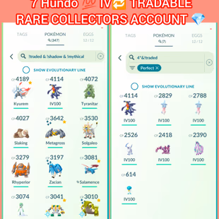  🎯 NW STOCK ACCT LEVEL 52 🐉 RAYQUAZA  LUGIA GROUDON / 7 HUNDO IV) 103 LEGENDARY | G-MAX D-MAX) RARE ACCT / INSTANT - Image 8