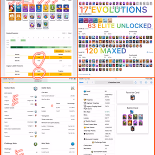  ELITE TOP-3 ACCOUNT SERVER: USA 12K SCORE |  ARENA 24 SA3 120 MAXED CARDS |  63 ELITE SET 17 EVOS UNLOCKED | LVL 66 - Image 6