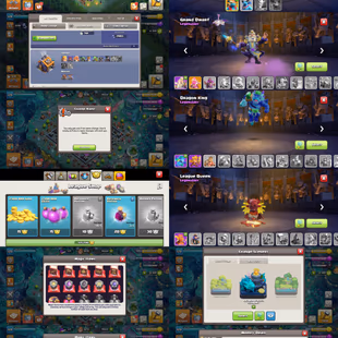 Th13 Full Max [League Queen] [] 6 Epic Max [] Gems 6300 [] Dragon Place Scenary [] XP-128 [] Premium Skins [] BEST-DEAL - Image 5