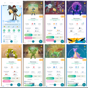P 2.055 Level 71 Super Charizard Lucario Necrozma Groudon Machamp Lapras 14 Shiny And Legendary266 Shiny 296 Legendary 3 - Image 1