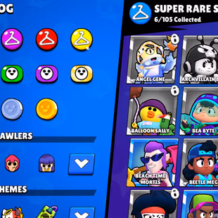 133 [2 MAX BRAWLS] [10 SKINS] [1241 TROPHIES] - Image 6