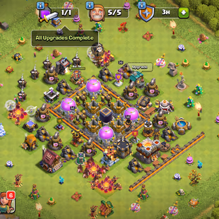 K- RARE TH 11 ENGINEER BASE! ALL HEROS MAX! TROOPS MAX || 889 MADELS! S.B [14] M.M [14] F.A [MAX] SUPER EPICS|| 2000+ GM - Image 3