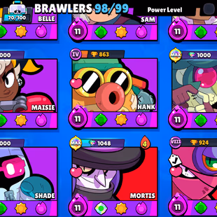BEST OFFER 🎄 86.8K TROPHY 🎄 98/99 BRAWLER | 70X MAX | 63X HYPER | 370X SKINS | 150X EPIC SKINS | DELIVERY INSTANT - Image 6