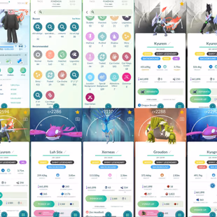 [G385] LEVEL 70 STACKED ACCOUNT I SHINY SPECIAL BACKGROUND KYUREM LUGIA  PALKIA  GROUDON  KYOGRA XERNEAS ALL TRADABLE  - Image 1