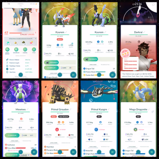 0P - 22 SL - SHINY BOTH FUSED KYUREM - 216 PREMIUM PASSES- 400 LEGENDARY - 168 SHINY - LEVEL 63 - INSTANT AVAILABLE  - Image 1