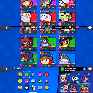 🌟86K TROPHIES|16 BUFFIES|22 MAX|17 HYPER|265 SKINS|3 OLD LEGENDARY BRAWL PASS SKINS|95 RARE SKINS|🌟BANDITA SHELLY| - Image 3