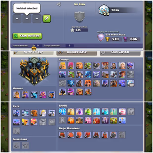 396||🔱LVL-177! TH-17🔥NC AVL! 8x GREAT EPIC EQUIPMENTS! HEROES-80|87|65|65|33| NEAR MAX PROFILE | BASE! MAGIC ITEMS! - Image 5