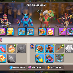 🔥TH 18 NEAR MAX🔥XP 250- 4 HERO MAX- 5 EPIC EQUIPMENT MAX-355 MEDALS-STRONG DEFENSE-NC YES-BEST DEAL - Image 6