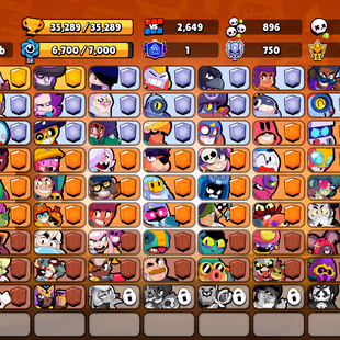 176 SKINS | 35.300 TROPHIES | 92 BRAWLERS | 9 HYPERCHARGE | 10 MAX | 1 PRESTIGE | 11 BUFFIES - Image 3