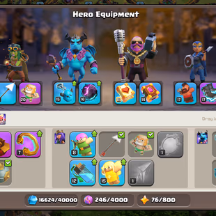 🌲[ TH-14 MAX ]🌲S.BALL [MAX] | A.FIGURE [MAX] - NICE EQPMNT || MAX DEFENCES - TROOPS - DEF - HEROS  - Image 5