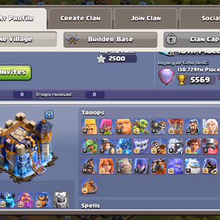 💠EPIC SB-GG-AF-FB-RS-EB MAX💠XP 243!TH 18 NEAR MAX!HEROS:105-105-95-80-55!NC YES!NEAR AX DEFANCE!STRONG TROOPS - Image 3