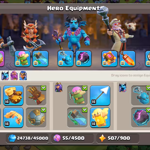 🔥[ TH-15 MAX ] NEWLY TH-16🔥S.BALL [20] - 10X EQUIPMENT MAX || MAX WALLS - HEROS - DEF [ FOR TH-15 ] || BEST DEAL - Image 5