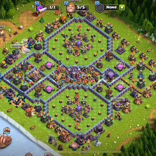 PREMIUM TH-15 [ALL EPIC EQUIPMENTS] | HERO 70-79-61-55-30 | XP-195 | DARK-BLUE WALL | HIGH DEFENCE | NC-FREE | - Image 2