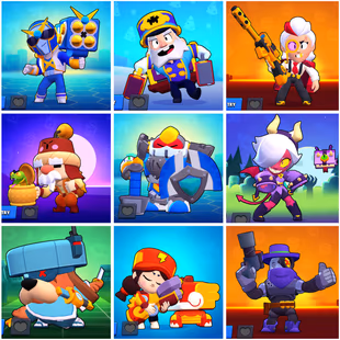 [ RARE OG SKINS ]  71K TROPHIES || 101/101 BRAWLERS || 43 MAX || 37 HYPERCHARGED || 290 PREMIUM SKINS || INSTANT  - Image 2