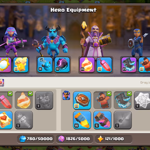 💫[ PREMIUM TH-18 ]💫 S.BALL [MAX] - M.MIRROR [MAX] - FIREBALL [26] - E.BOOT [23] | HEROS: 62-96-43-36-24 || BEST - Image 6