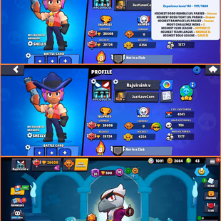 🎯CLASSIC SHELLY|60 SKINS👹|45 GEMS|28.7K TROPHIES|5 HYPERCHARGE|6 MAXED BR|2.6K COINS|78BRAWLERS|XP 145|FAST DELIVERY - Image 1