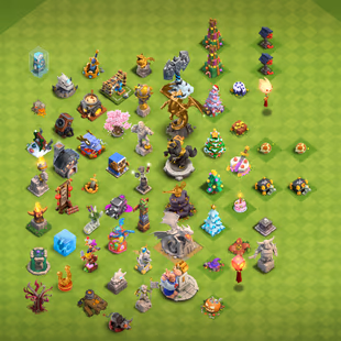 One & Only!! 2018 Halloween and 6th Anniversary Decoration and more. Fully Maxed Defense and Heroes. 11 Epic Equipment - Image 7