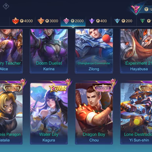 HYPER BASED PREMIUM ACCOUNT|| LEVEL 76|| LEGEND1 ||GRAND 10 || |EXQUISITE 3||  EXALTED 10 || SKINS 335 || HEROS 130||  - Image 4