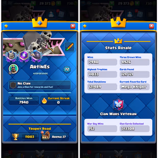 🔥KT15 XP72 - 16 MAXED 🚀 27 ELITE | 21 EVOLVED | 137 EMOTE | 11K TROPHY | RENAME AVAILABLE | INSTANT DELIVERY - Image 8