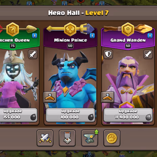 !FULLY MAX TH13!! NC/-500 GEM! XP-160 PURCHASE OFF 75!! HEROES 75-75-50-50-25!! MAGIC ITEMS! SKINS  - Image 2