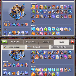 Th18 Almost Max [League King]🔥Hero-105-105-80-55🔥Equipment-13x-Epic High Lvl [] Trops Best [] Wall Lvl 18 [] Nc-Free - Image 3