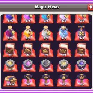 🦄✨FRANCE LOCAL 15K GEMS 60 SKINS 1.7K CWL READY FOR TH18 TH17 FULL MAX 26 EPIC EQUIPMENT HIGH XP267 STACKED SCENERIES  - Image 3