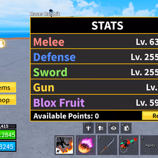 Blox Fruits Account Lv.2114 | PERM Mammoth + Dough + Portal + Buddha | Rabbit V3 | Dragon Talon | 20+ Swords | 20+ Fruit - Image 1