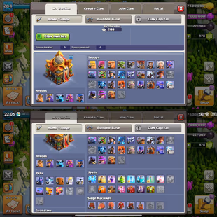 🔥PREMIUM TH-16🔥XP-204! 3X EPIC EQUIPMENTS! HEROES:-52-64-43-41-29! 8X PETS! FAST DELIVERY - Image 3