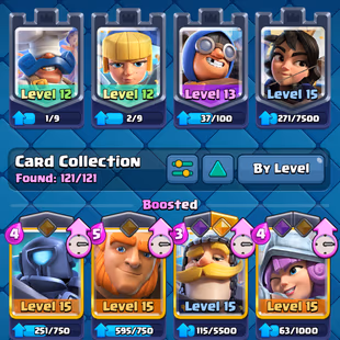 Xp 55!! kt 15!!  Evo 8!!!15 lvl -3 Cards !!! 14 lvl -43 Cards!!  BEST DEAL  - Image 4