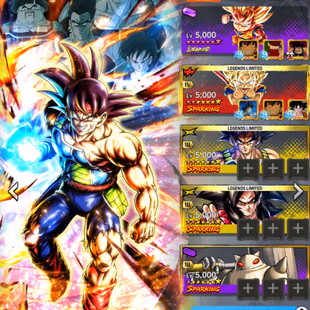 INSTANT GLOBAL [CNLT828]LR SS3 Goku (Mini) 14s + LR Bardock 12s + 14 LF - Image 1