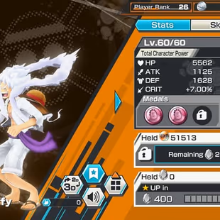 [4121][IOS+ANDROID] 6 EX - Light Luffy + Kuzan + Blue Kaido + Whitebeard + Akainu + Luffy Def , good Medal , support 145 - Image 7